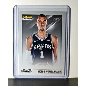 Victor Wembanyama 2024-25 Panini NBA Studio #6 Card San Antonio Spurs 1/275